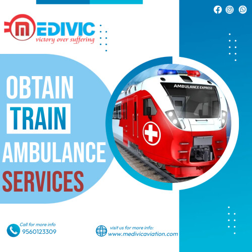 You can take a secure and rapid shifting service from Medivic Train Ambulance Service in Raipur at an inexpensive cost. We confer all required medical assistance with upgraded medical instruments including a well-versed medical squad and a specialist MD doctor who takes care of the emergency patient at the time of relocation.

Website: http://bit.ly/2m9coCx