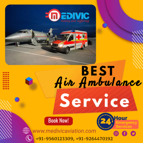 If someone needs to shift a critical patient through Air Ambulance from Delhi at a low cost, then don’t forget to contact us anytime, it is available to you round the clock on-phone. We offer much-rebated fares and complete bed-to-bed patient shifting service anytime.

Website: http://bit.ly/2XlNNIe