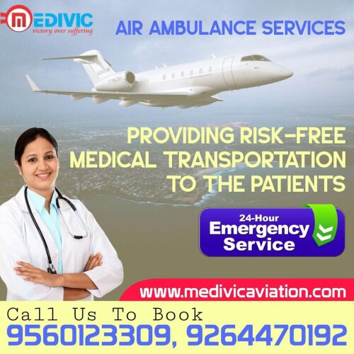 Medivic Aviation Air Ambulance Services in Ranchi furnishes the best service for secure and immediate patient transportation from the hospital to any city hospital for better treatment. So, if anyone avails of our air ambulance service, you can contact us on this number 9560123309 and hire world-class service at a low price.

Website: https://bit.ly/2Hbdq9e