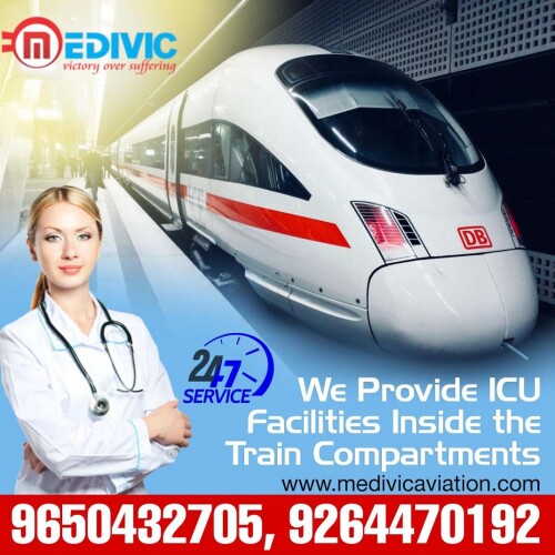 Medivic Aviation offers Train Ambulance Services in Patna with a full ICU and CCU medical setup for emergency patients. We furnish a professional MD doctor with an expert medical squad, a paramedical technician, and the latest medical tools to properly care for patients at the time of relocation.

Website: https://bit.ly/2GVqwri