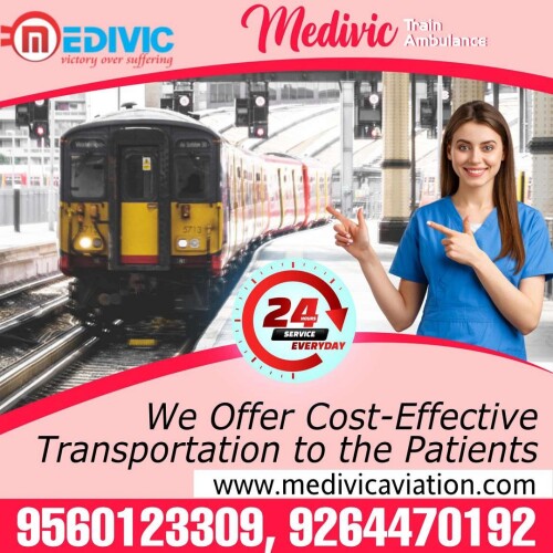 If anyone requires a top-class medical Train Ambulance Service in Ranchi to transfer an emergency patient from one city destination to another for a better medical cure, then call on this number 9560123309 to book the most reliable and high-class rail ambulance service at an inexpensive cost, never adding any extra charges for the services.

Website: https://bit.ly/2WErCwx