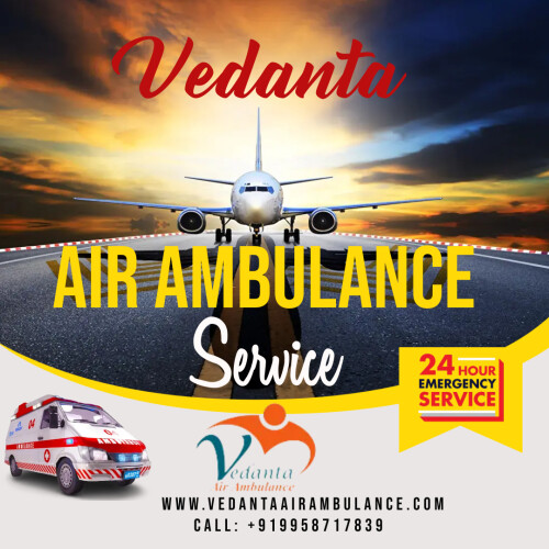 Vedanta Air Ambulance Service in Jabalpur is preferred large for the wide range of advantages we offer to emergency patients. We take care of the health, comfort, and vitality of the patient throughout the voyage ensuring a patient shifting via bed to bed transfer facility too.  
More@ https://bit.ly/3freQ35
