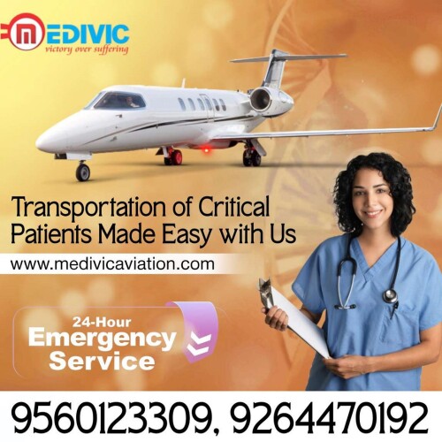 The significance of Air Ambulance Service in Ranchi is grown because it’s very safe and comfortable for emergency patient transportation from one city location to another for the best medical support and to save their life. Medivic Aviation Air Ambulance in Ranchi is the best one to shift the patient where you want.

Visit@ https://bit.ly/2Hbdq9e