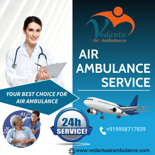 Vedanta Air Ambulance Service in Delhi Provide Service to the best Doctors and Nurse. We also provide very experience medical staff & paramedic medical crow. Vedanta is always ready for any emergency and critical patient shift to other medical care.
More@ https://bit.ly/2U6Gnqd