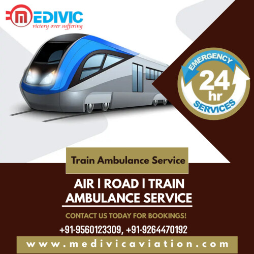 Medivic Aviation renders top-notch medical Train Ambulance Services in Kolkata with advanced ICU and CCU setup for critical patients. We have the best track record all over India for the secure and quick shifting of patients with a very giveaway cost rate.

Website: https://bit.ly/3CvIGN3