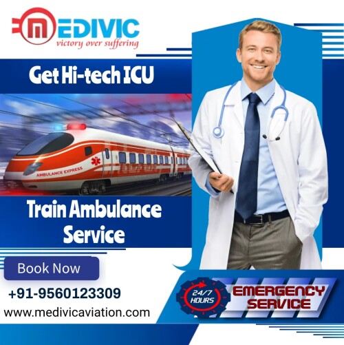 Medivic Aviation Train Ambulance Service in Ranchi provides large channels of professional medical panels for the proper care of an emergency patient at the time of shifting. We render upgraded medical tools for proper care of the patient and to save their life.

Website: https://bit.ly/2WErCwx