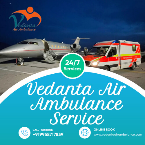 Vedanta Air Ambulance Service in Indore is the best emergency Air Ambulance service provider in India, we provide a skilled crew to the patients and air transport that is medically fulfilled as per the needs of the patients. 
More@ https://bit.ly/3CoFker