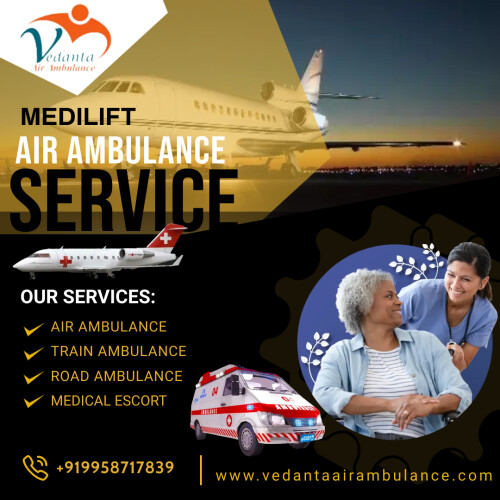 Vedanta Air Ambulance Service in Raipur is the best air ambulance service on a low budget. We provide the best medical team, doctors, highly trained nurses, experienced staff, and modern technology and medical tools. You can call any time us to get our services.
More@ https://bit.ly/3SQXDis
