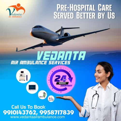 Vedanta Air Ambulance Service in Gorakhpur presents evacuation via state-of-the-art medical flights so that the shifting process takes place without any complications. Our cost-efficiency and transparent services help the patient shift to another city
More@ https://bit.ly/3CjPnAs