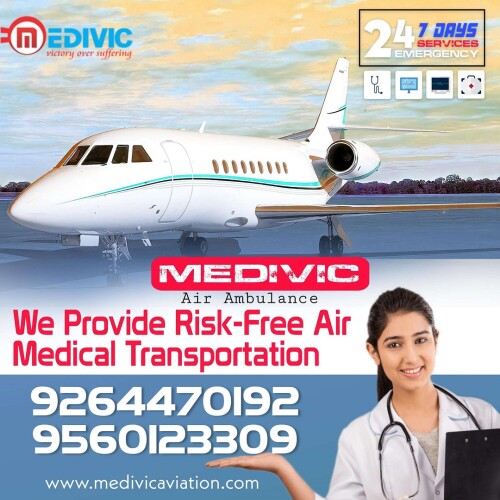 Medivic Aviation Air Ambulance Service in Ranchi is a fully-featured air ambulance service provider which renders all the solutions under a single roof. We furnish state-of-the-art medical facilities that you are getting the relocation for the patient where you want.

Website: https://bit.ly/2Hbdq9e