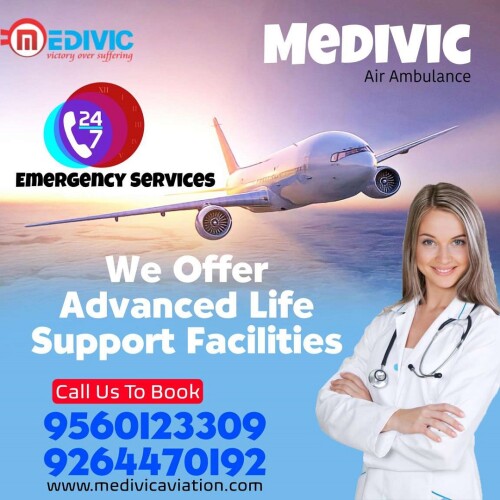 Medivic Aviation is the best air ambulance service provider for patient transportation. We at the Air Ambulance Service in Patna have also rendered the most useful emergency medical features for critical patients. We are giving you a secure relocation by which the suffering someone obtains a safe and swift journey.

Website: https://bit.ly/2LxHooq