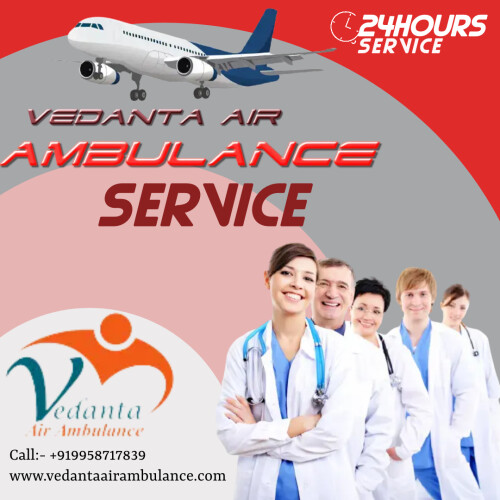 Vedanta Air Ambulance Service in Patna provides the best medical team to patients and also provides the latest medical tools. Vedanta team is always ready for any emergency and critical patient shift to other medical care in different cities. 
More@ https://bit.ly/2Iw8koW