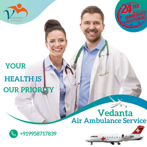 Vedanta Air Ambulance Service in Bangalore is deliver value-added services during the transportation of critical patients. We operate with the best medical team providing medical transportation missions and pre-hospital treatment to sick patients. 
More@ https://bit.ly/3EDslqY