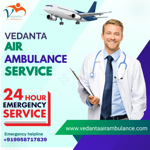 Advanced medical facilities get delivered during the process of transportation by the state-of-the-art air ambulance offered by Vedanta Air Ambulance Service in Ranchi. We provide a comfortable journey to the patients at the best price.
More@ https://bit.ly/2D4CNXM