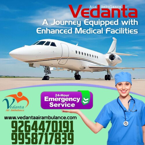 Vedanta Air Ambulance Service in Varanasi transfers patients with proper care and comfort via state-of-the-art medical flights having ICU facilities. We remain at the service of the people from the beginning to the end of the journey.  
More@ https://bit.ly/3CnxG2E