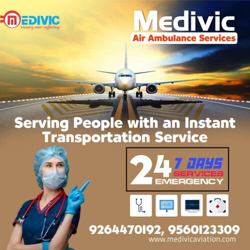Medivic Aviation Air Ambulance Service in Patna furnishes the quickest and safest emergency patient transfer service from one bedside to the determined hospital bedside. We render charter and commercial planes to move your loved one where you want.

Website: https://bit.ly/3DyzxU6