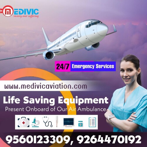 Medivic Aviation offers the most reliable charter Air Ambulance Service in Delhi to shift an emergency patient from one city location point to another. We confer advanced life support medical assistance with a trained medical squad and skilled MD doctors for patient supervision.

Website: https://bit.ly/2X5x3EZ