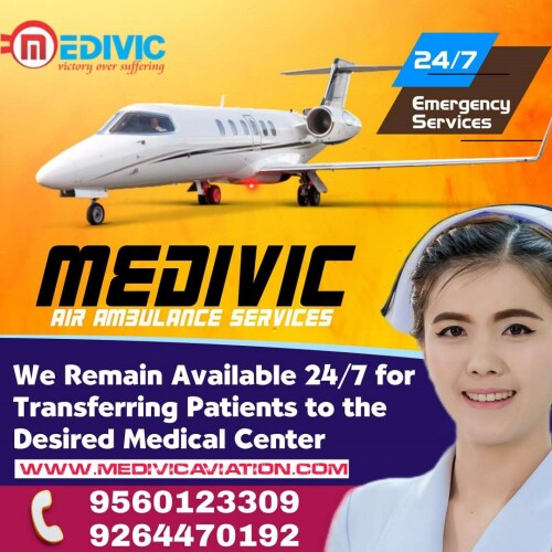 Now, Medivic Air Ambulance Service in Guwahati is always available to move an unwell patient from one city destination to another, so you can effortlessly hire an air ambulance service at the minimum amount. We give charter and commercial air ambulances with proper supervision and guidance.

Website: https://bit.ly/2FN97z4