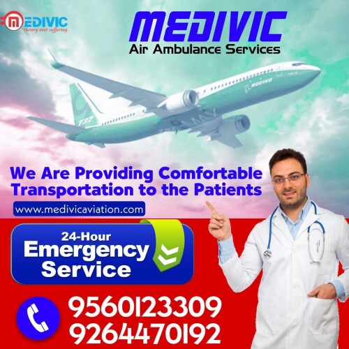Medivic Aviation Air Ambulance Service in Kolkata provides safe and prompt emergency patient shifting service with complete medical aid. We arrange private charter aircraft and commercial flights under a professional medical unit to cure the patient at the movement.

Website: https://bit.ly/2X38LeJ