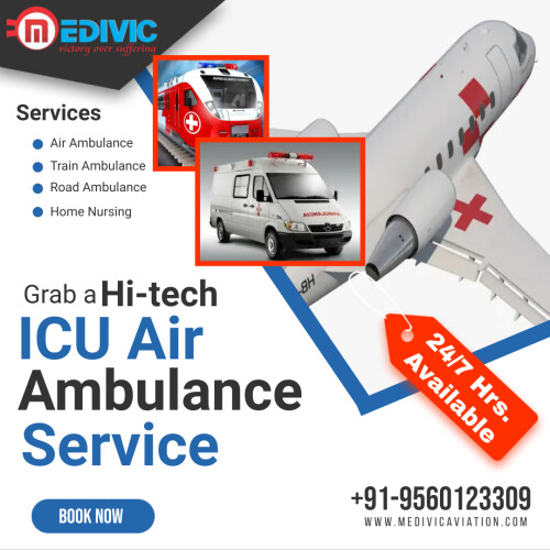 Medivic Aviation Air Ambulance from Kolkata provides the best ICU and CCU setup charter aircraft with all need medical care for the transportation of an emergency patient. We shift an ailing patient in an emergency from a healthcare center to a hospital with proper healthcare at the same time.

Website: https://bit.ly/2X38LeJ