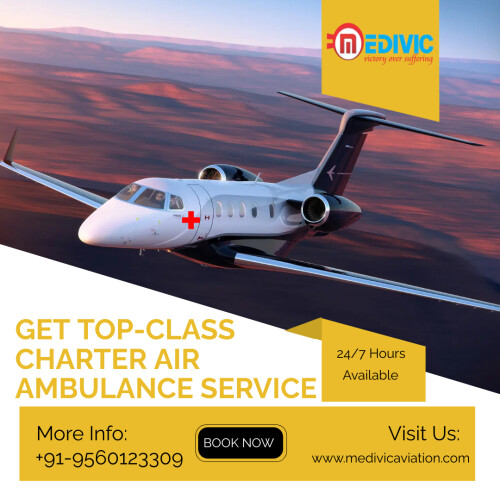 Medivic Aviation Air Ambulance Service in Ranchi is conferring the safest and quickest patient rescue service under the supervision of expert medical staff and an MD doctor. Our Air Ambulance Service is always ready with advanced medical services for ICU patient evacuation, so call us if you need it.

Website: https://bit.ly/2Hbdq9e